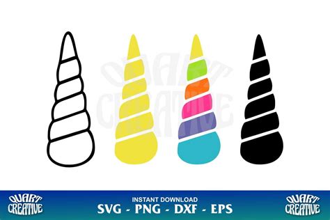 Unicorn Horn Svg Cricut Gravectory