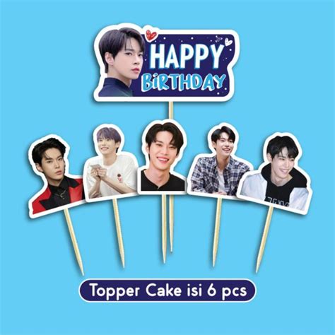 Jual TOPPER CAKE JENO NCT HIASAN KUE HAPPY BIRTHDAY DEKORASI KUE TART