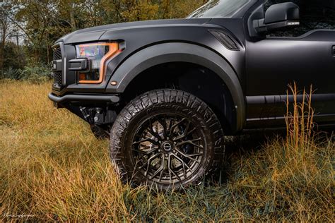 Ford F 150 Raptor Black Brixton Forged PF10 Duo Wheel Wheel Front