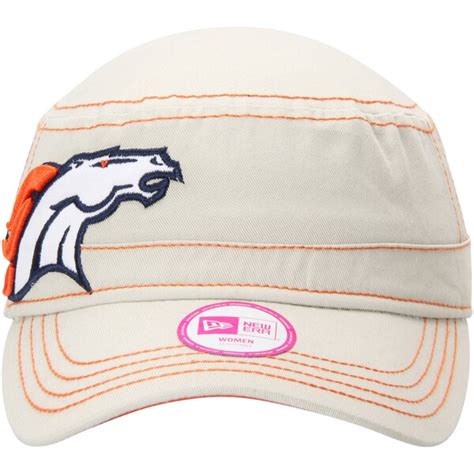 Women's New Era Stone Denver Broncos Fashion Chic Cadet Adjustable Hat ...