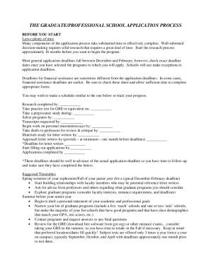 Fillable Online Scs Illinois The Graduate School Application Process In