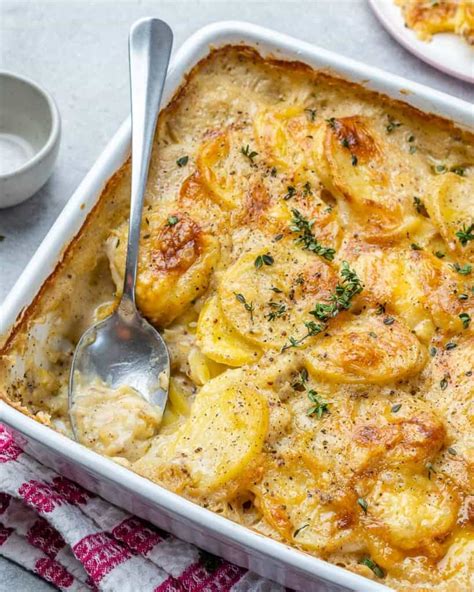 Easy Potatoes Au Gratin Recipe Healthy Fitness Meals