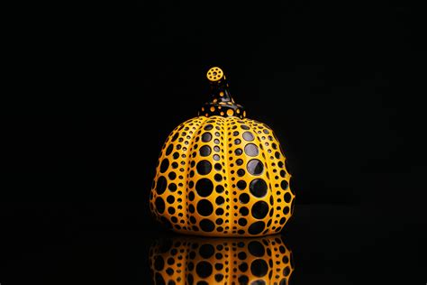 Yayoi Kusama Yayoi Kusama Pumpkin Set Of Two White Red And Yellow