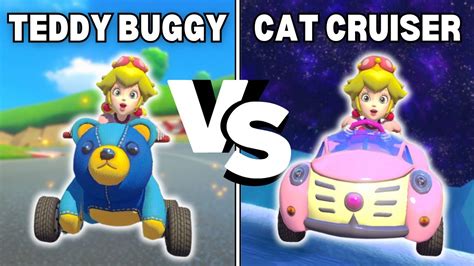 Teddy Buggy Vs Cat Cruiser Mario Kart Deluxe Youtube