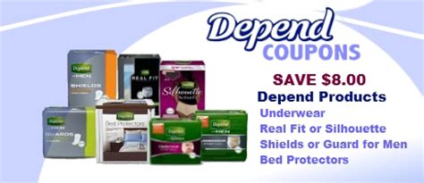 Depend coupons | Coupon Network