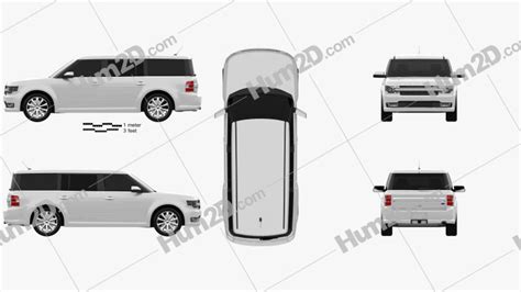 Ford Flex 2013 Blueprint In Png Download Vehicles Clip Art Images