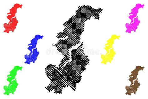 Como Província Itália República Italiana Região Lombardy Mapa