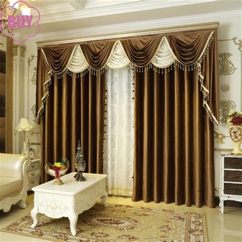 Estilo Europeu Cortinas Para Sala De Jantar Quarto Cor S Lida Holand S