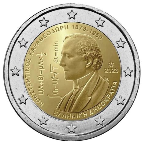 Griechenland Greece Euro M Nze Coin Proof Pp Constantin