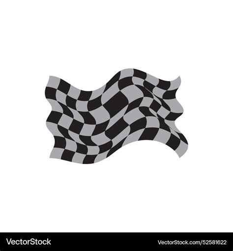 Racing flag logo Royalty Free Vector Image - VectorStock