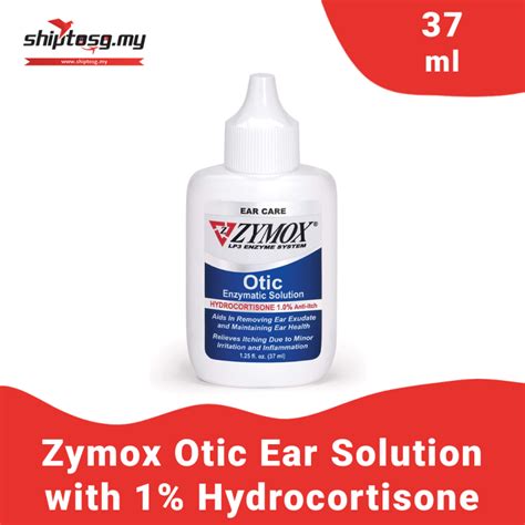 Zymox Otic Ear Solution For Dogs Or Cats Singapore