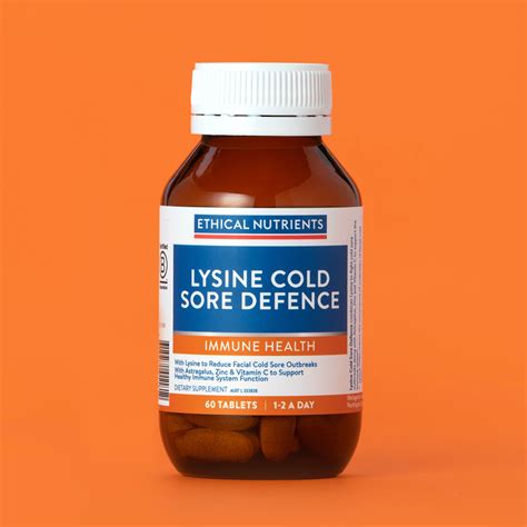 Ethical Nutrients Lysine Cold Sore Defence