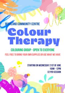 Buckland Community Centre On Line Colour Therapy