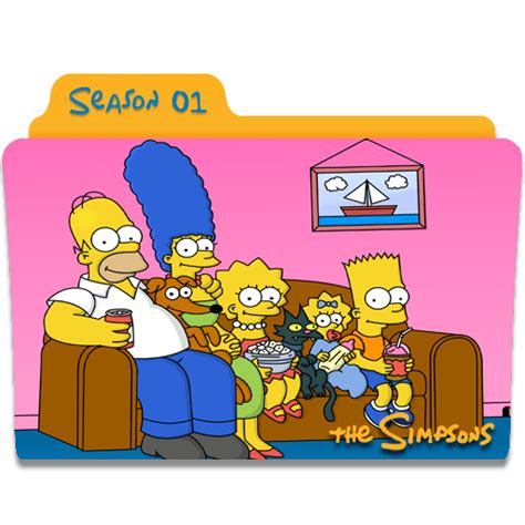 The Simpsons Season 01 Icon | Simpsons Folder Iconpack | nellanel