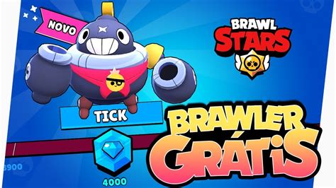 Tick Novo Brawler De Gra A Para Todos Novos Poderes De Estrela Nova