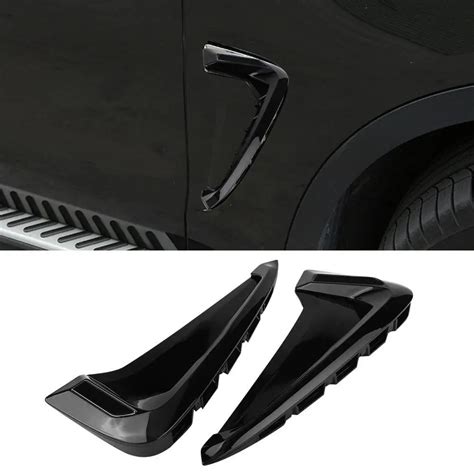 Car Styling Abs Front Fender Side Air Vent Cover Trim For Bmw X Series X5 F15 2014 2017 Shark