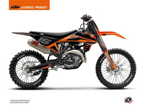 Ktm Sxf Dirt Bike Dna Graphic Kit Orange Kutvek Kit Graphik