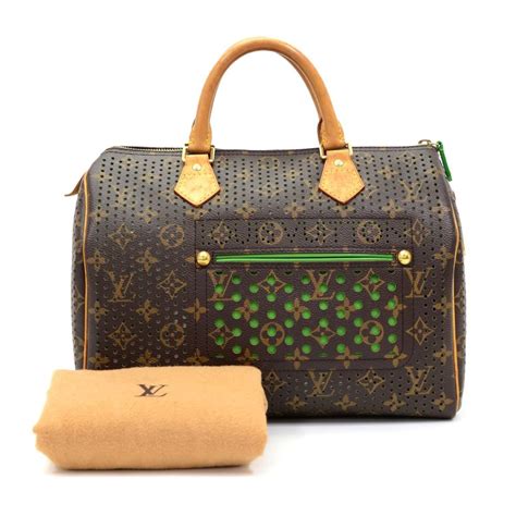 Louis Vuitton Louis Vuitton Perforated Speedy 30 Monogram Canvas