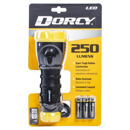 Dorcy 250 Lumen Rubber LED Flashlight Dorcy