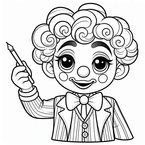 Desenho De Palhaco Para Colorir
