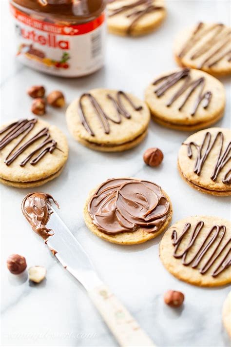 Hazelnut Nutella Cookies Saving Room For Dessert