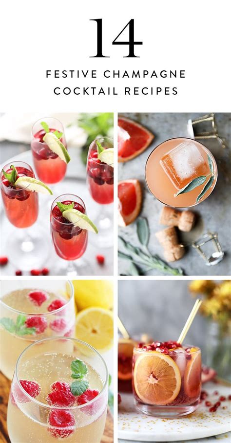 The 50 Best Champagne Cocktail Recipes For The Holidays Champagne Recipes Cocktails Christmas