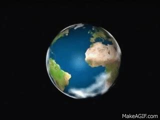 Spinning Globe Animation 2 on Make a GIF