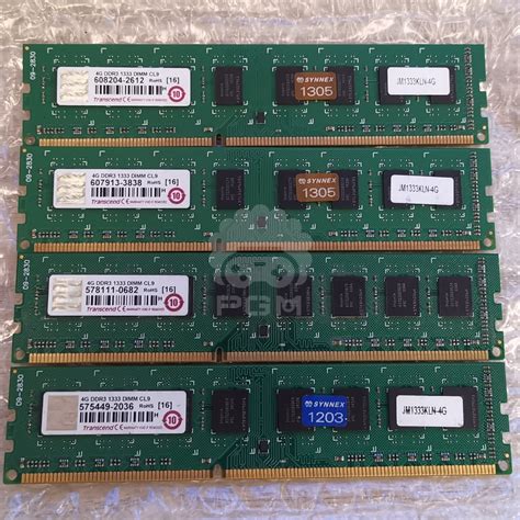 二手品 創見 金士頓 威剛 Ramaxel Ddr3 1333 1600 4g Ram D3 記憶體 Dram 蝦皮購物