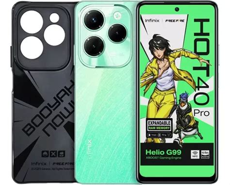 Infinix Hot 40 Pro Free Fire 256gb Dual Sim 16gb Ram 108mpx Starfall Green Meses sin interés