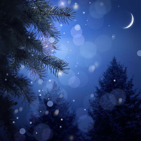 Christmas Star Night Sky