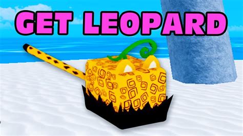 How To Get Free Leopard Fruit Fast Blox Fruits Youtube