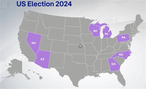 2024 Us Presidential Election Swing States By Maps Guide Of The World