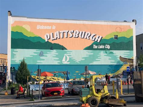 Mural Celebrates Picture Postcard Destination: Plattsburgh NY ...