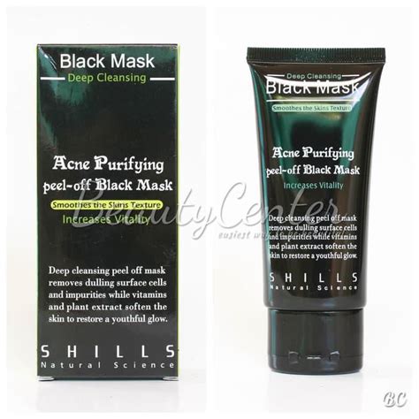 Jual SHILLS BLACK MASK DEEP CLEANSING ACNE PURIFYING PEEL OFF BLACK