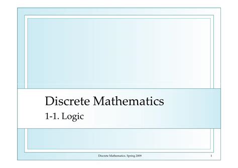 PDF Discrete Mathematics Logic DOKUMEN TIPS