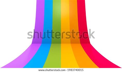 Rainbow Way Isolated On White Background Stock Illustration 1983740015