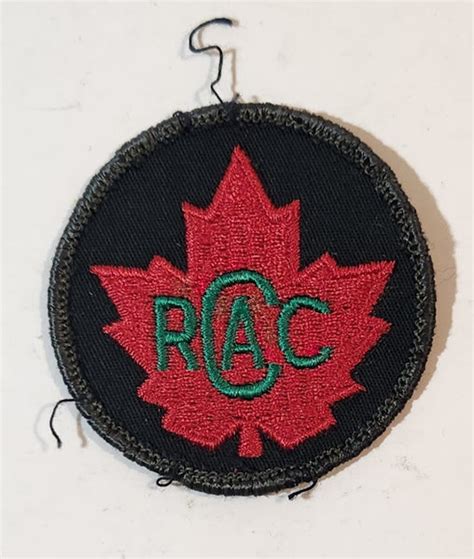 Rcac Royal Canadian Army Cadets Embroidered Fabric Patch Treasure