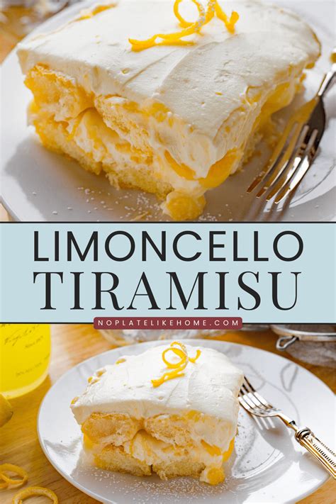 Easy Limoncello Tiramisu Italian Recipe No Plate Like Home