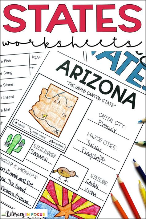 Free 50 States Worksheets