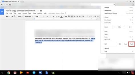 How To Copy and Paste on a Chromebook