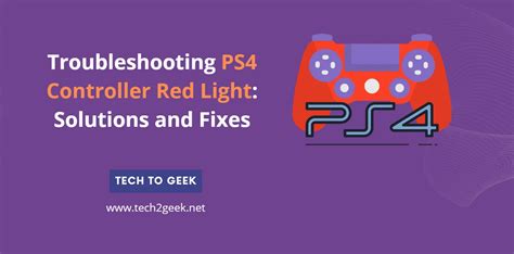 Troubleshooting Ps4 Controller Red Light Solutions And Fixes