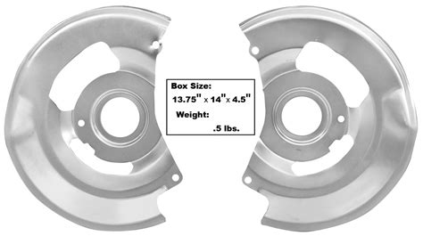 1977 81 Chevrolet Camaro Disc Brake Backing Plate Pair Dynacorn 1006M