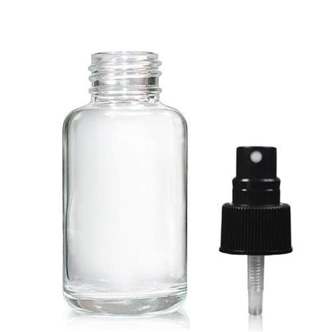 Ml Clear Glass Boston Round Spray Bottle Ampulla Ltd