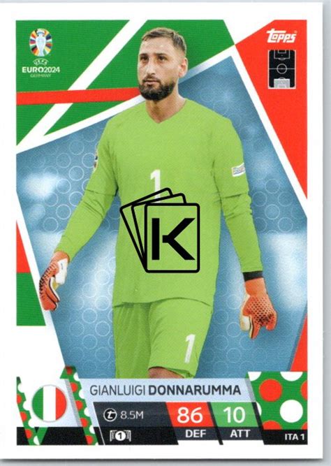 Fotbalov Karta Topps Match Attax Euro Ita Gianluigi Donnarumma