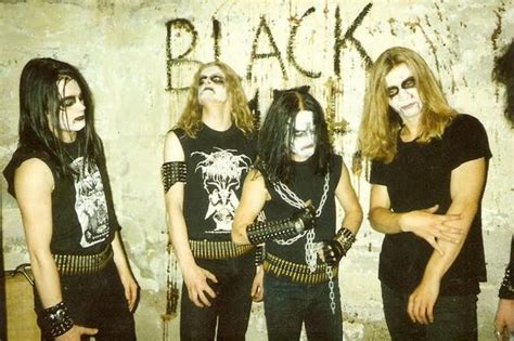 The pioneering black metal band Mayhem, 1991 : OldSchoolCool