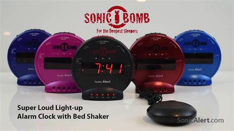 Sonic boom alarm clock with vibrator – Telegraph