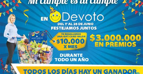 Promociones Sorteos Y Premios En Uruguay Mi Cumple Es Tu Cumple Devoto