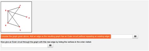 Solved Consider The Graph Given Above Add An Edge S The Resulting