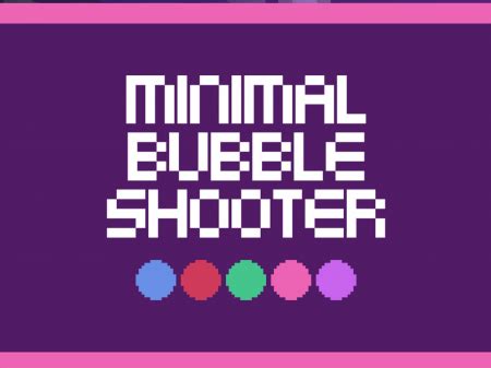 Minimal Bubble Shooter Play On Game Karma