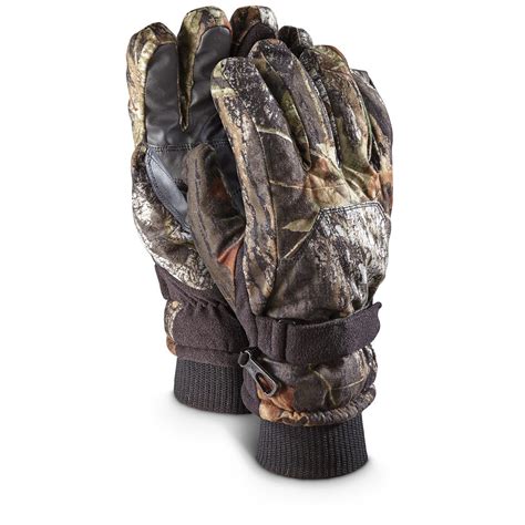 Kombi Camo Cuffed Waterproof Gloves Gore Tex Mossy Oak Break Up